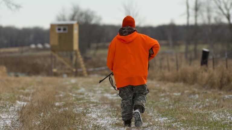 Hunter says his neighbors’ stands are on the line and everybody knows exactly what shooting lanes they’re trying to use