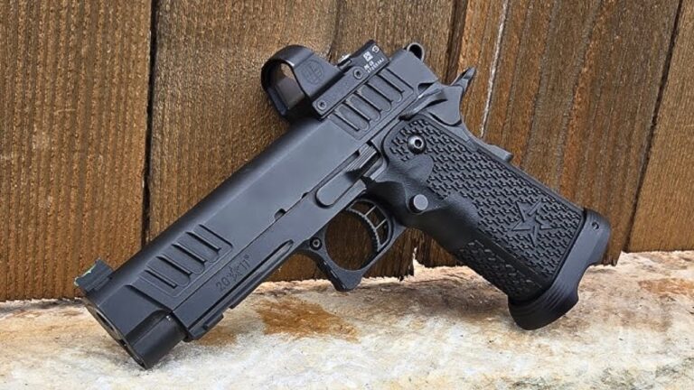 Full-size handguns that feel easier to shoot than they should