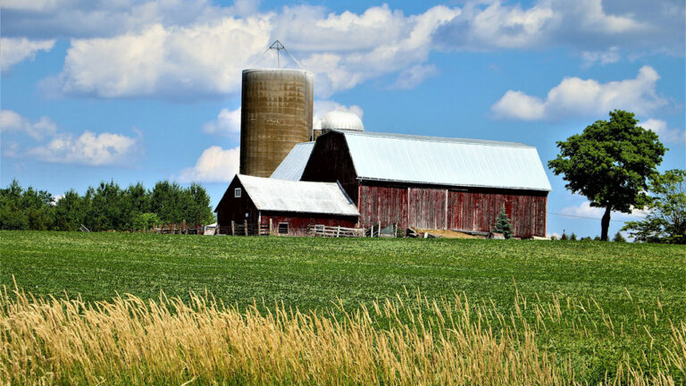 The spots around a barn where trouble usually starts first