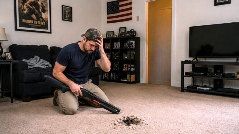 Gun Owner Fired a 12-Gauge Breaching Round Into His Apartment Carpet — Then Learned His Friend Had Chambered the Shotgun Without Telling Him