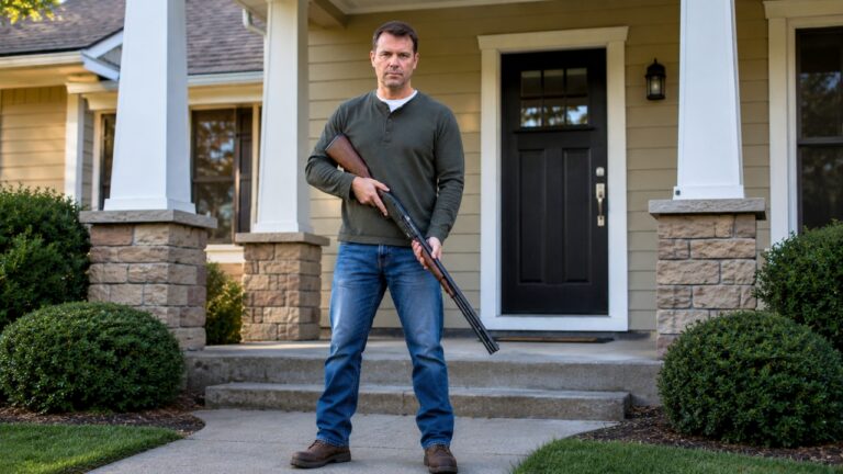 Homeowner says his dad found a teen hiding in his daughter’s room, came in with a gun, and somehow got arrested afterward