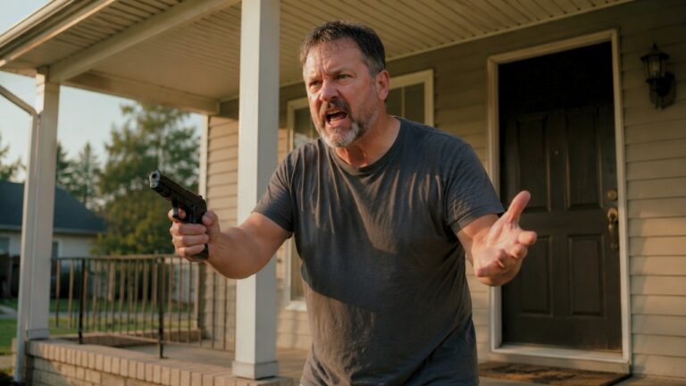 Neighbor Allegedly Fires a Gun Off His Porch to Intimidate a Family Every Time Their Dog Barks