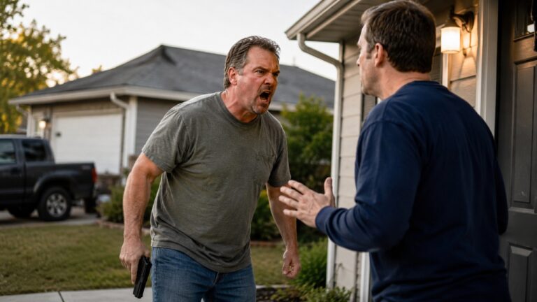 Man Says His Aggressive Neighbor Threatened to Shoot Him — Then Claimed He Really Would Do It