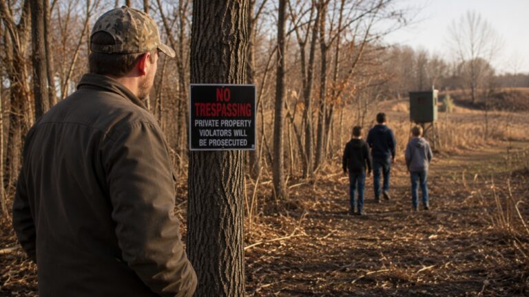 Landowner Says Neighbor Kids Keep Trespassing on Hunting Property Covered in No-Trespassing Signs