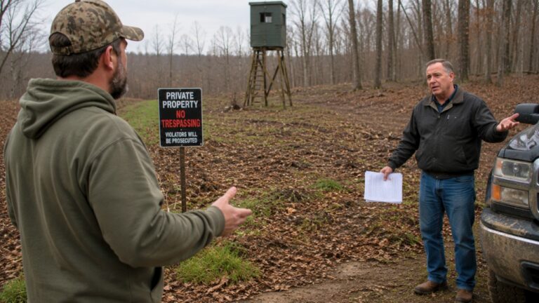 Hunting Landowner Says a Neighbor Wants to Drive Through His Food Plots and Deer Stands to Reach Landlocked Property