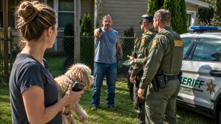 Dog Owner Says an Angry Neighbor Pointed a Gun at Them — Then Deputies Wouldn’t Take It Seriously
