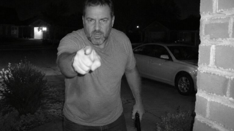 Neighbor Threatens to Get a Gun and Shoot a Family Member While Looking Straight at Their Security Camera