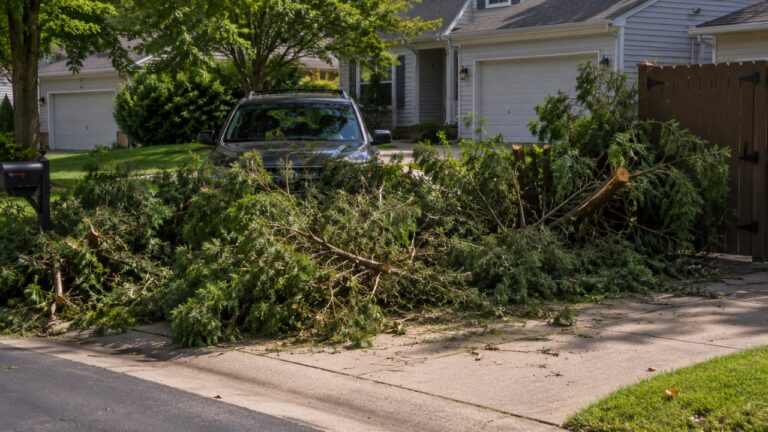 Man Says His Neighbor Took a Chainsaw to His Privacy Shrubs, Dumped the Mess in Front of His House, and Blocked His Driveway