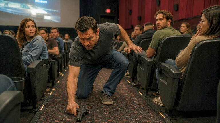 Gun owner says his gun hit the floor in a crowded movie theater — and he was stuck trying to get it under control without making the panic worse