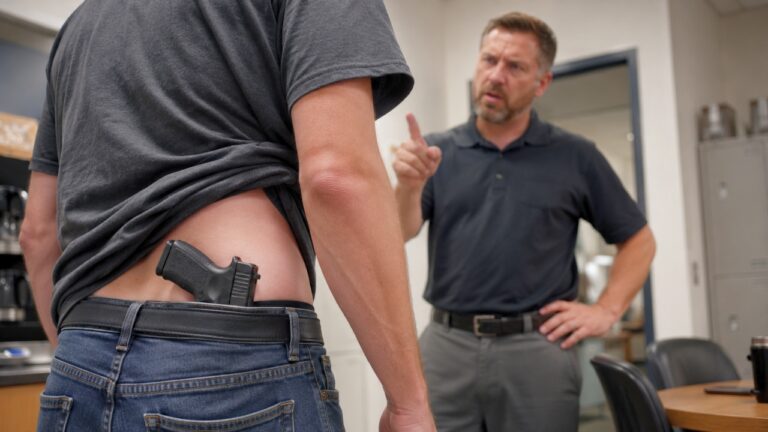 Employee Says His Boss Found Out He Carries at Work — Then Warned Him One More Time Would Get Him Terminated