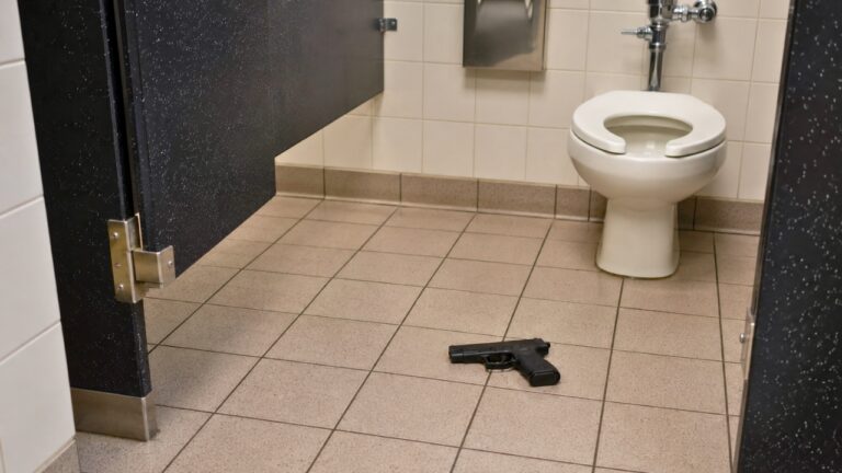 Worker Forgot His Gun in a Bathroom at Work — Then Coworkers Found It Before Police Could Be Called