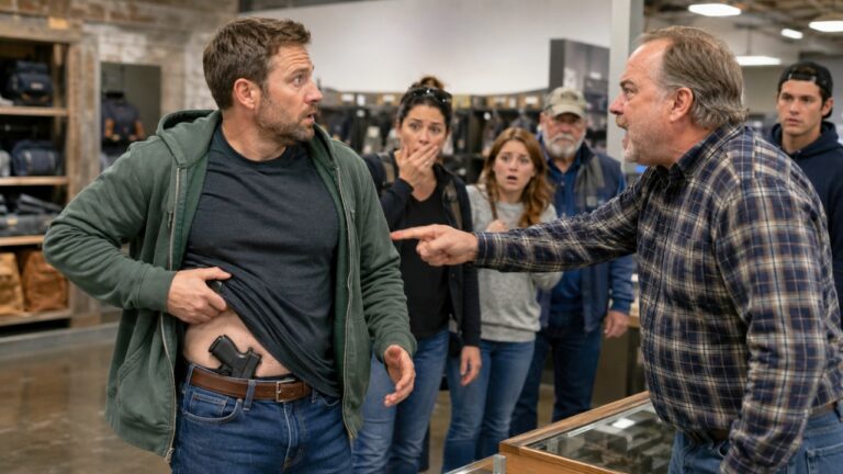 Gun Owner Says a Man Tugged on His Shirt After Spotting His Concealed Pistol — Then Called Him Out in Front of Customers