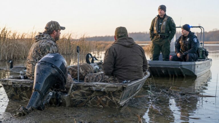 Goose Hunters Say Police and a Game Warden Accused Them of Trespassing Because Their Boat Motor Touched the Lake Bottom