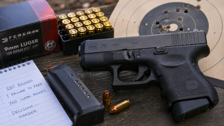 Glock 26 Owner Had One Failure to Feed After 550 Rounds — Then 700 Clean Rounds Made the Decision Harder