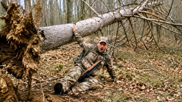 Hunter Says He Tried to Brace Against a Tree for a Squirrel Shot — Then the Whole Dead Tree Fell Over Instead