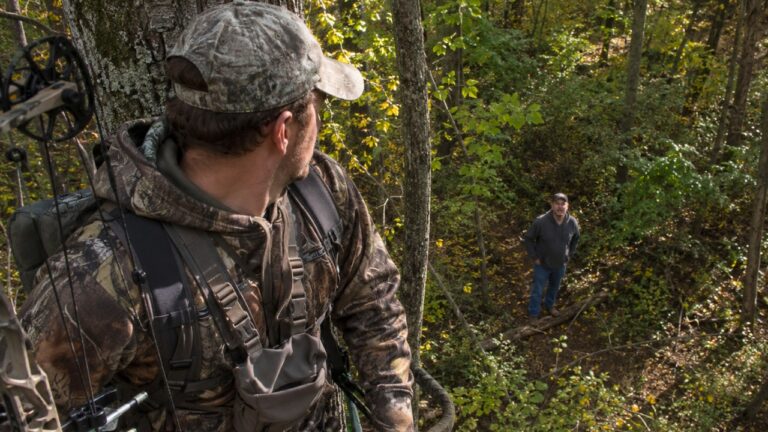 Hunter Says He Looked Left From His Tree Stand and Found a Stranger 30 Feet Away on Private Land