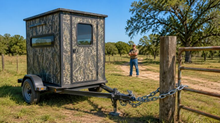 Landowner Finds a Random Hunting Blind Trailer on His Property — Then Chains It Up and Waits for the Owner to Call
