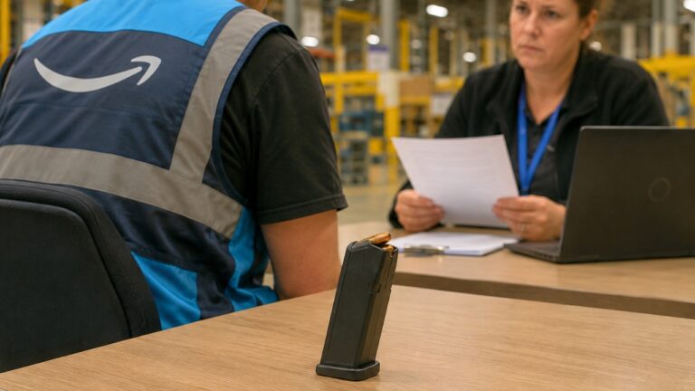 Amazon Worker Says He Accidentally Brought a Loaded Magazine Into the Warehouse — Then HR Turned It Into a Weapons-Policy Investigation