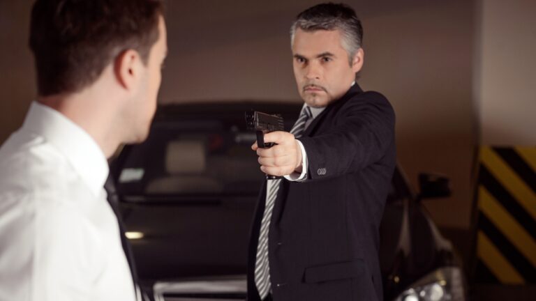 Parking Garage Argument Turned Into a Gun Draw After a Man Walked Up With a Bat