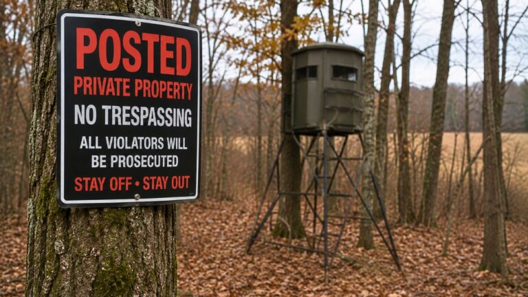 Landowner Finds Stands on His Posted Property — Then Reddit Warns Trespassers Could Plant Bait and Call the Wardens on Him