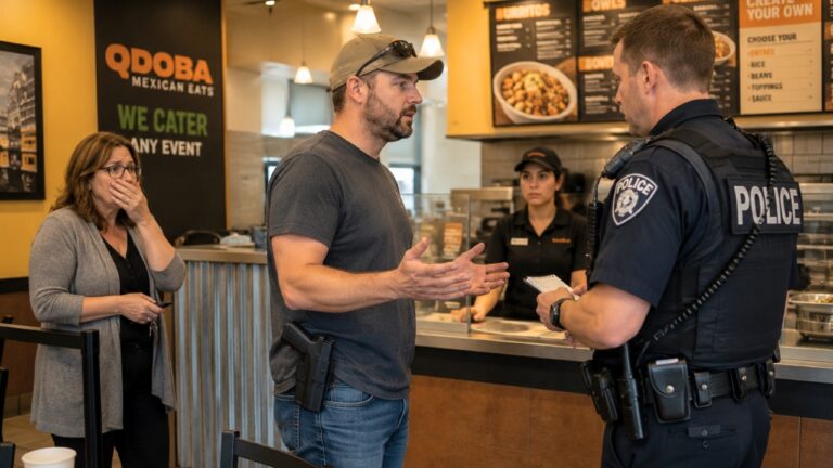 Gun owner says a woman at Qdoba called police after spotting him carrying — and his first real law-enforcement encounter came over lunch