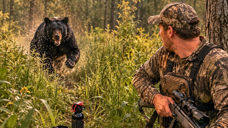 Hunter Says a Black Bear Charged Through Chest-High Weeds — Then the Debate Turned to What Actually Stops a Bear Up Close