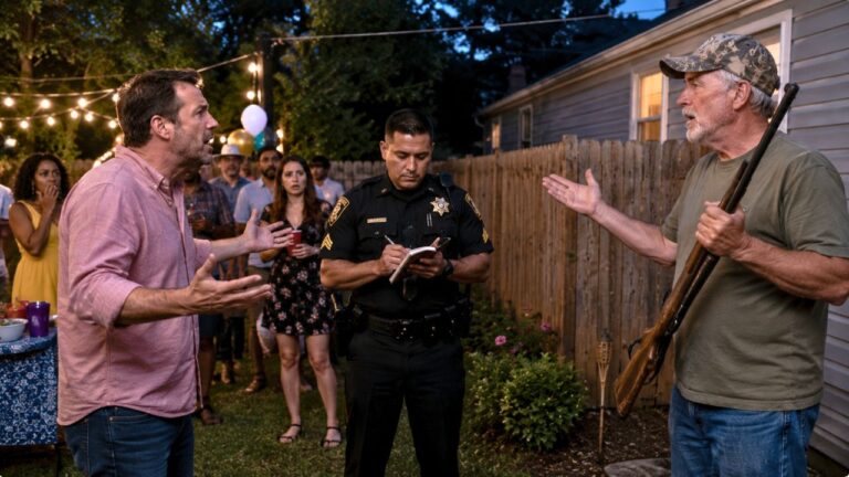 Man’s Neighbor Fires Into His Backyard During a Party — Then Files a Counter-Report Claiming He Was Shooting at a Snake