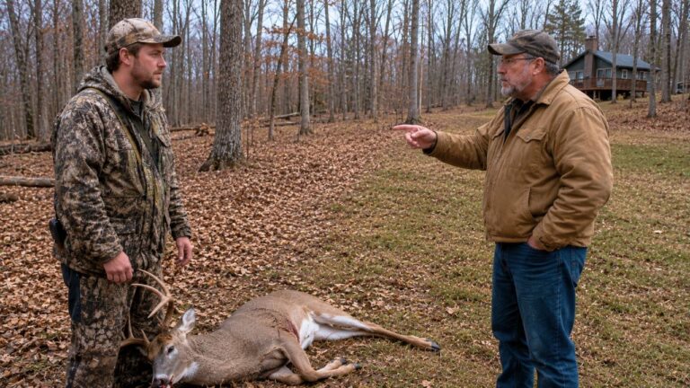 Deer Hunter Tags a Legal Buck on Private Land — Then the Neighbor Claims the Deer Crossed the Line Mid-Chase and Demands the Kill