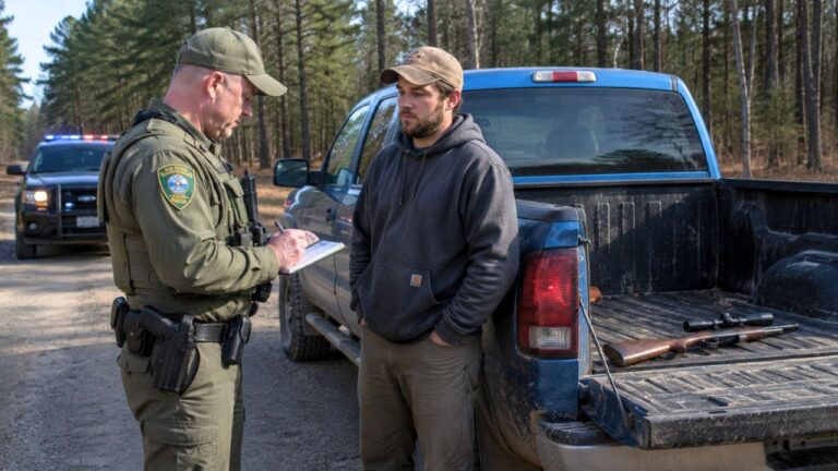 Game Warden Issues a Warning for an Unloaded Rifle in a Truck — Then Returns an Hour Later and Writes a Weapons Charge