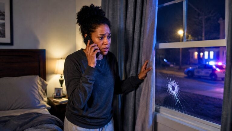 Homeowner Calls the Non-Emergency Line Seven Times About Gunfire at Night — Then a Round Goes Through the Bedroom Window