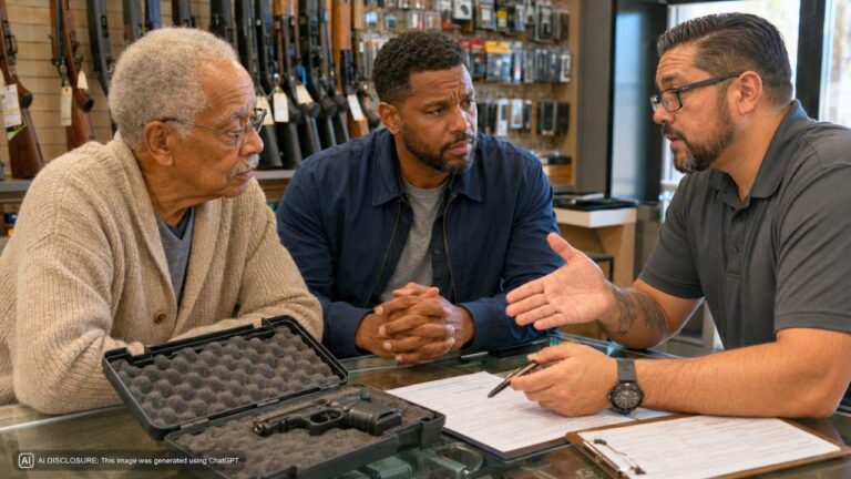Sick Grandfather Tries to Pass His Pistol to a Family Member — But the Family Learns It Has to Go Through a Licensed Dealer First