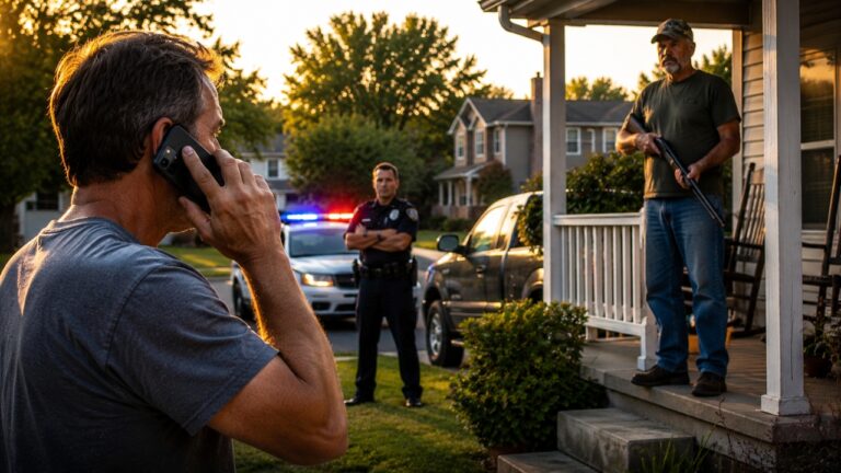Homeowner Calls Police Three Times About a Neighbor With a Shotgun — Then the Third Officer Says It Sounds Like a Civil Matter