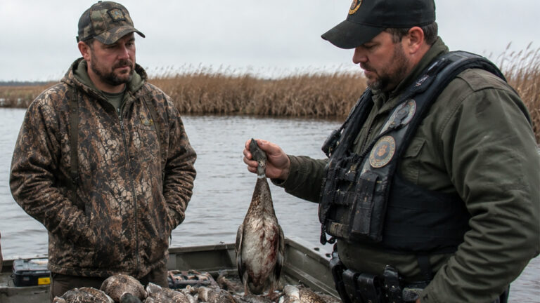 Duck Hunter Limits Out Legally at 6 AM — Then a Warden Boards the Boat and Says One Bird Puts Him Over the Species Limit