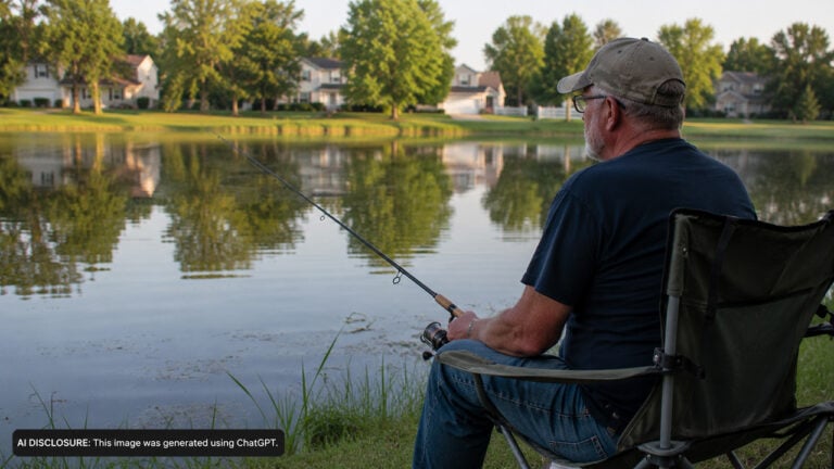 Fisherman Has Fished the Same Neighborhood Pond for Years — Then Gets a Police Visit After the HOA Claims They Own the Water Rights
