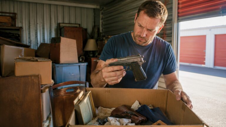 Man Finds a Gun in a Storage Unit He Bought at Auction — Then Wonders Whether It Could Be Stolen