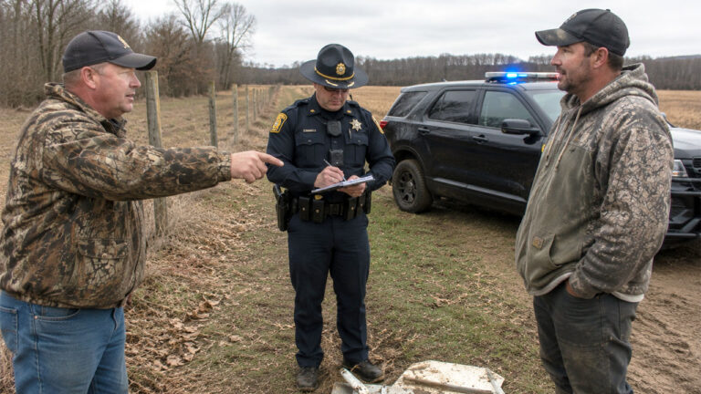 Landowner Calls Police on a Hunter Who Tore Down His Signs — Then the Officer Says Proving Ownership of the Signs Is His Problem