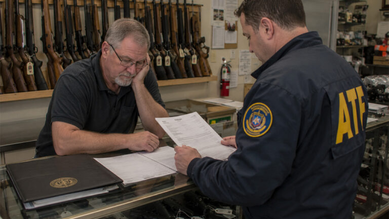 Small Gun Shop Passes Its ATF Inspection With No Violations — Then Loses Its Federal Firearms License Over a Typo on a 4473 Form