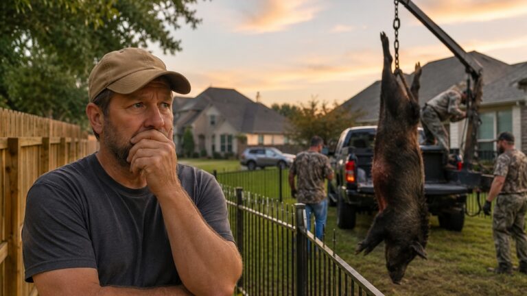 Texas Resident Says Suburban Neighbors Are Hunting Hogs in the Neighborhood — Then the Carcass Question Makes It Stranger