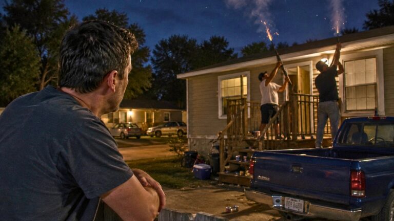 Resident Says Renters Next Door Keep Shooting Into the Air at Night And Nobody Seems to Stop It