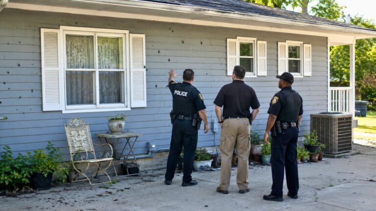 Son Says His Mother’s House Is Being Hit by a Neighbor’s Bullets — But Police Say the Shooter Is on His Own Property