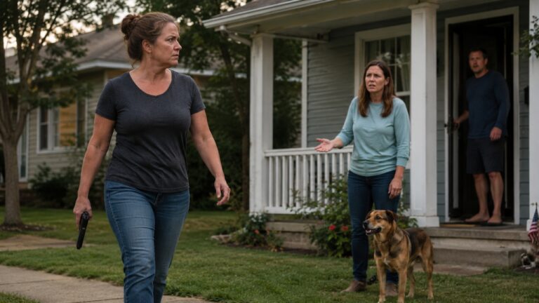 Family Says a Neighbor Threatened Their Dog, Then Started Walking Past Their House With a Gun in Her Hand