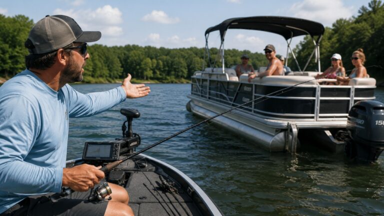 Angler Says “They Kept Cutting Through My Casts” as Pontoon Drivers Took Over His Fishing Spot