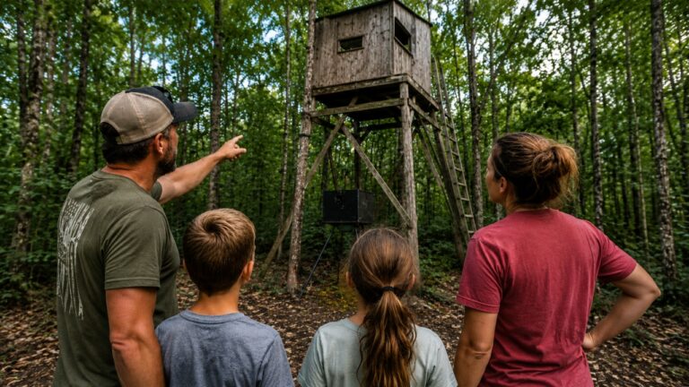 Family Finds a Deer Stand Built Above Their Own Setup, and the Safety Issue Gets Hard to Ignore
