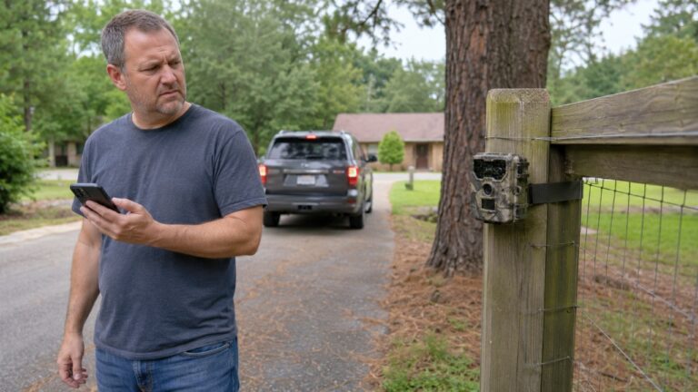 Homeowner Says a Neighbor’s Trail Camera Points at the Driveway and Alerts Them Every Time Someone Leaves