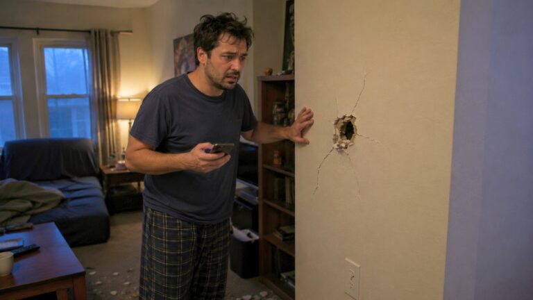 Apartment Tenant Says a Neighbor Shot Through the Shared Wall at 4 AM — Then Asked How Fast Management Could Act
