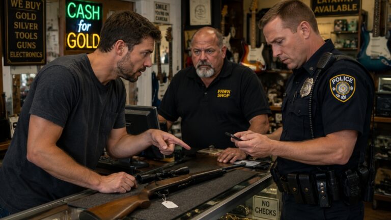 Gun Owner Spots His Stolen Rifle in a Pawn Shop Three Years Later — Then Police Confirm the Serial Number Matches