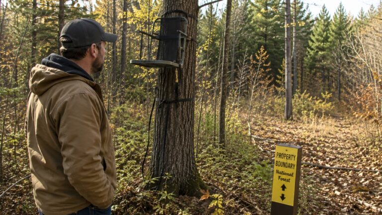 Homeowner Finds a Tree Stand Near the National Forest Line — Then Has to Decide Whether It’s Trespassing or a Boundary Mistake
