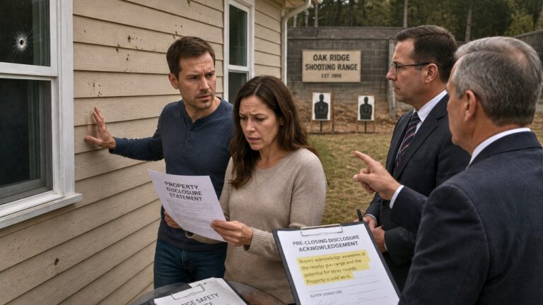 New Homeowner Says the House Sits in the Path of a Gun Range’s Stray Rounds — Then Learns the Problem Was Known Before Closing