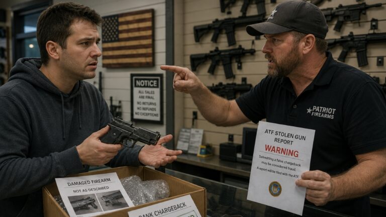Gun Buyer Says a Dealer Sold Him a Damaged Firearm — Then Threatened an ATF Stolen-Gun Report After a Chargeback