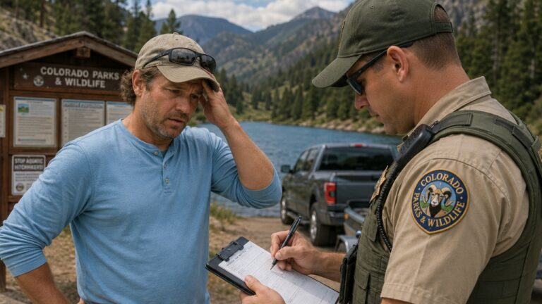 Vacation Fisherman Gets Cited in Colorado and Worries a License Mistake Could Become a Misdemeanor Record